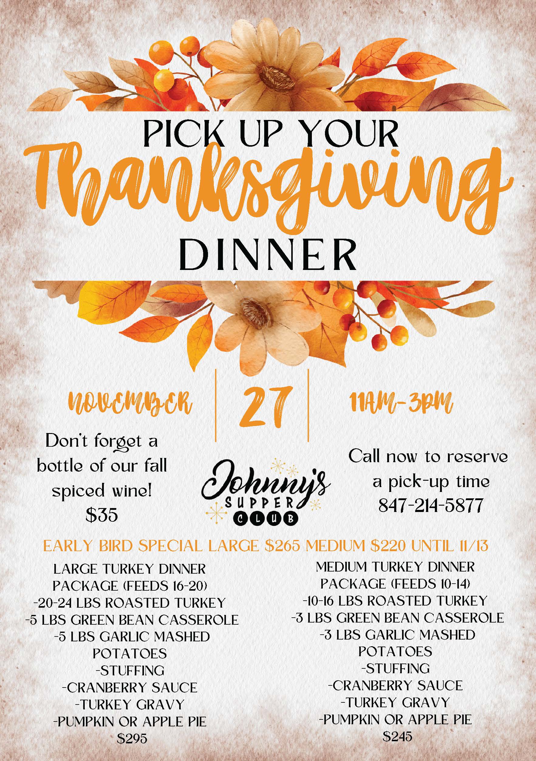 PICK UP THANKSGIVING